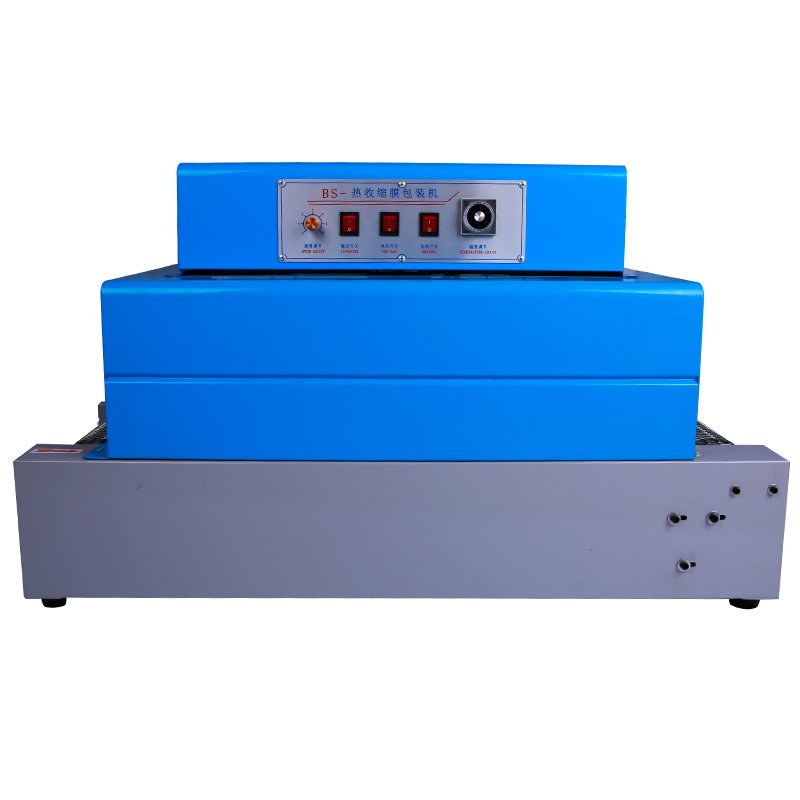 Semi-auto BS-4020 Automatic Plastic Pet Bottle Heat Pvc Pof Shrink Film Sleeve Tunnel Wrapping Packing Machine