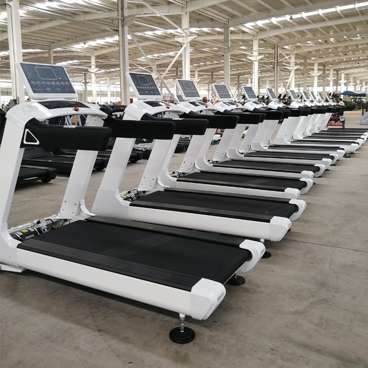 Lcd Screen Aerobics Machine Durable Running Equipment Commercial Treadmill for Gym Use