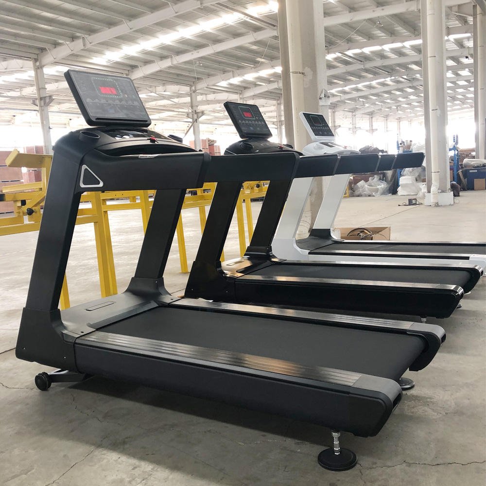 Lcd Screen Aerobics Machine Durable Running Equipment Commercial Treadmill for Gym Use
