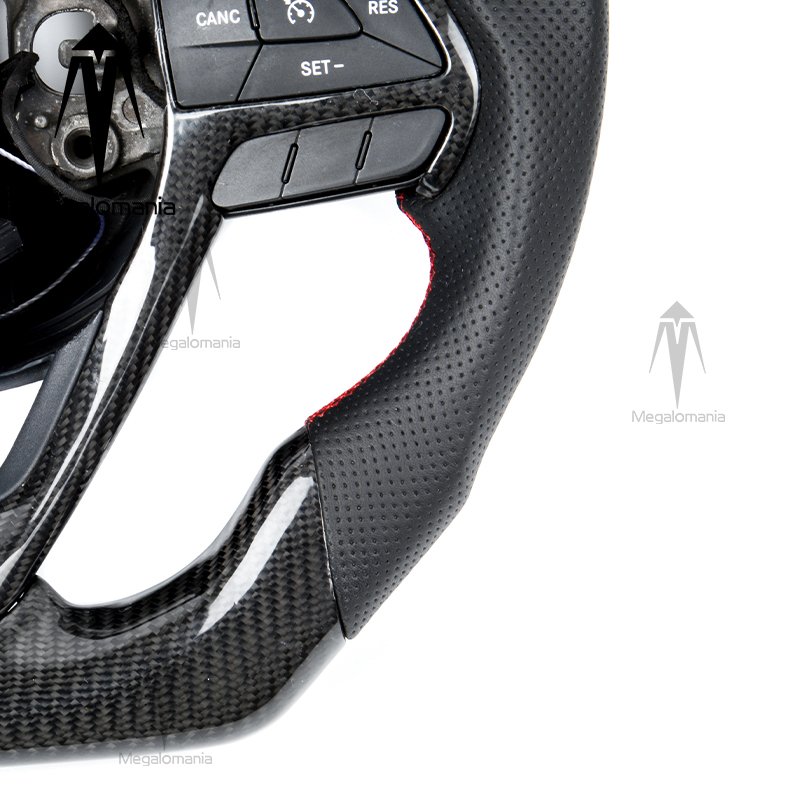 Fit for JEEP Wrangler JL Grand Cherokee SRT LED Carbon Fiber Steering Wheel