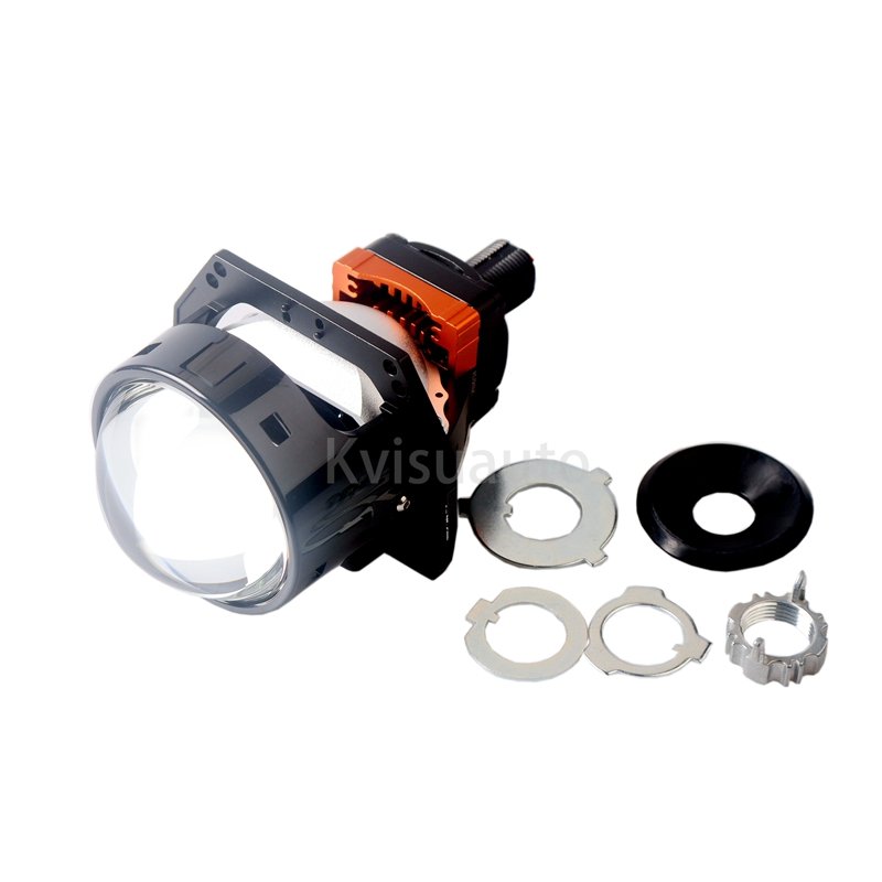CQL KVISUAUTO 3inch R19 70w 78w Double TIR PRISM Bi Led Projector Lens for Car Motor Light