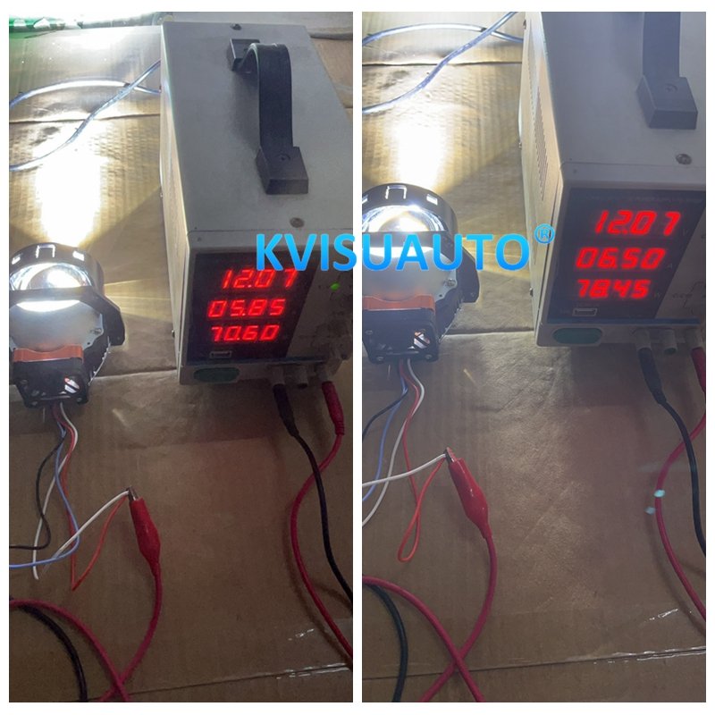CQL KVISUAUTO 3inch R19 70w 78w Double TIR PRISM Bi Led Projector Lens for Car Motor Light