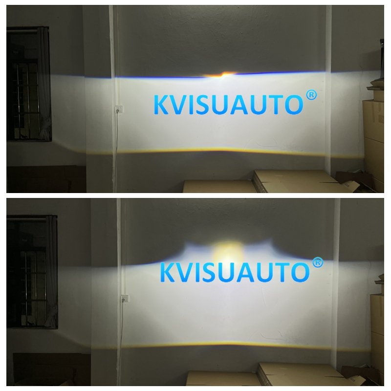 CQL KVISUAUTO 3inch R19 70w 78w Double TIR PRISM Bi Led Projector Lens for Car Motor Light