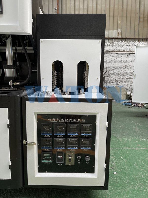 Semi Auto 2 Cavity Hot Filling PET Bottle Blowing Machine Stretch Blow Molding Machine for 330ml Bottles