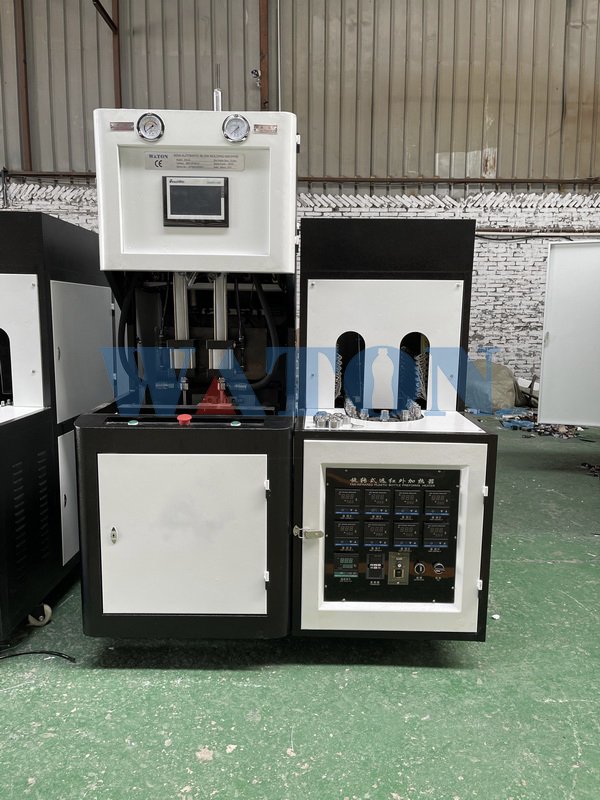 Semi Auto 2 Cavity Hot Filling PET Bottle Blowing Machine Stretch Blow Molding Machine for 330ml Bottles