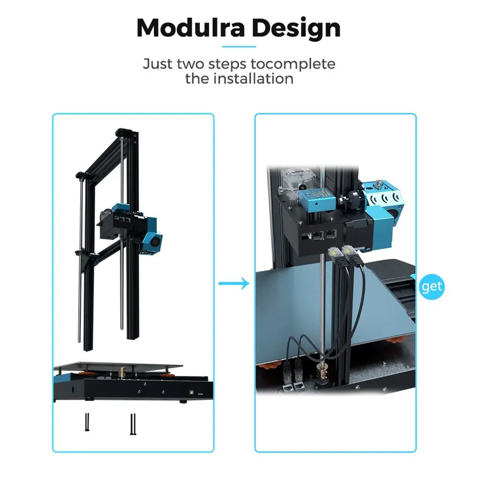 Home Use Plastics Model 3d Printer 30x30x40cm Printing Size Detect Heating Bed Resume Printing Silent Mainboard 3D Printers