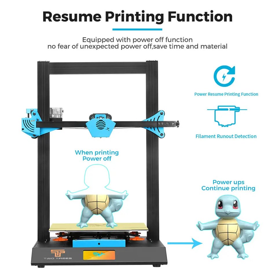 Home Use Plastics Model 3d Printer 30x30x40cm Printing Size Detect Heating Bed Resume Printing Silent Mainboard 3D Printers