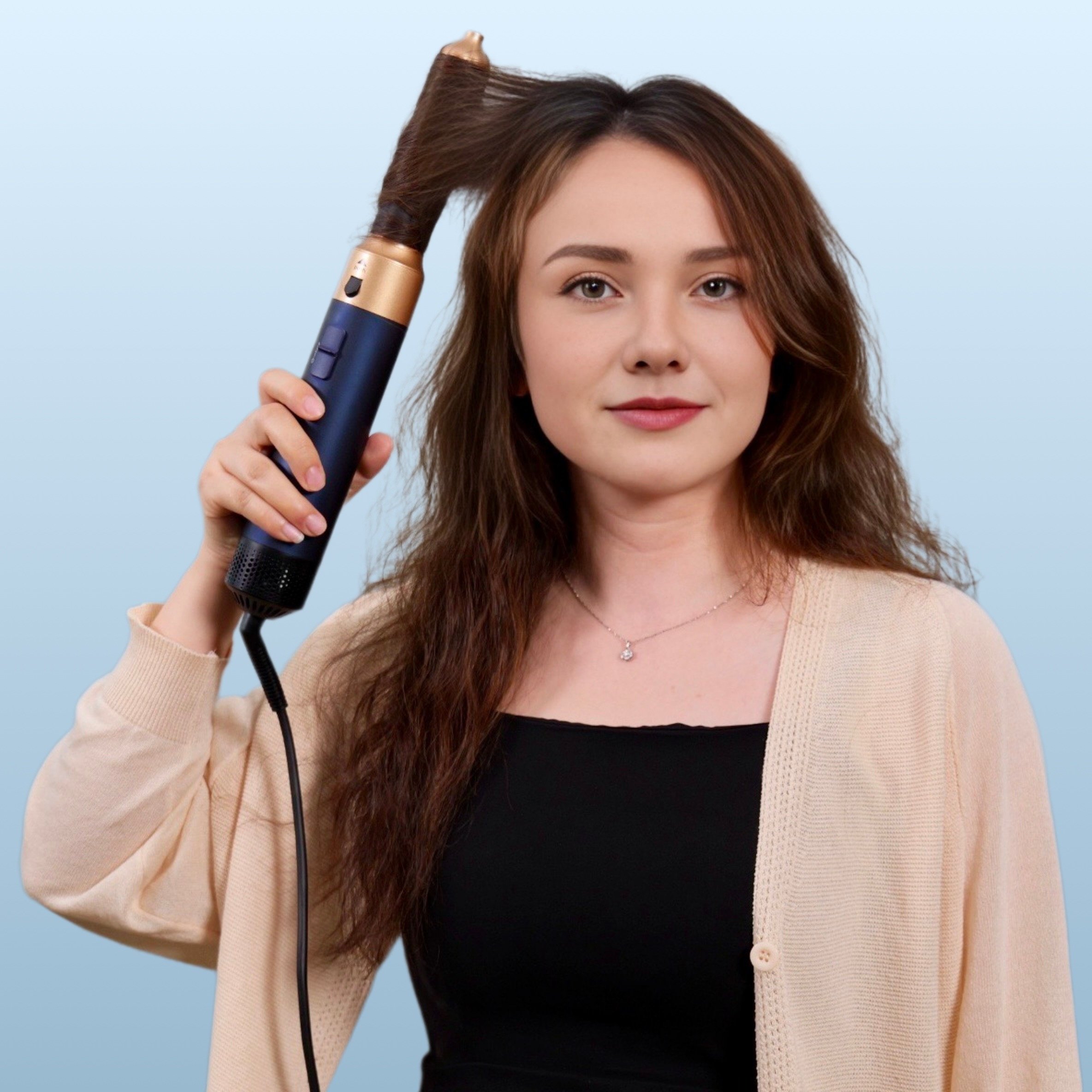 6 in 1 Multi Hair Styler Hot Air Curling Iron Coanda Styler 110V 1000W Multifunctional Hair Styling Tool 6 in 1 Multi Styler