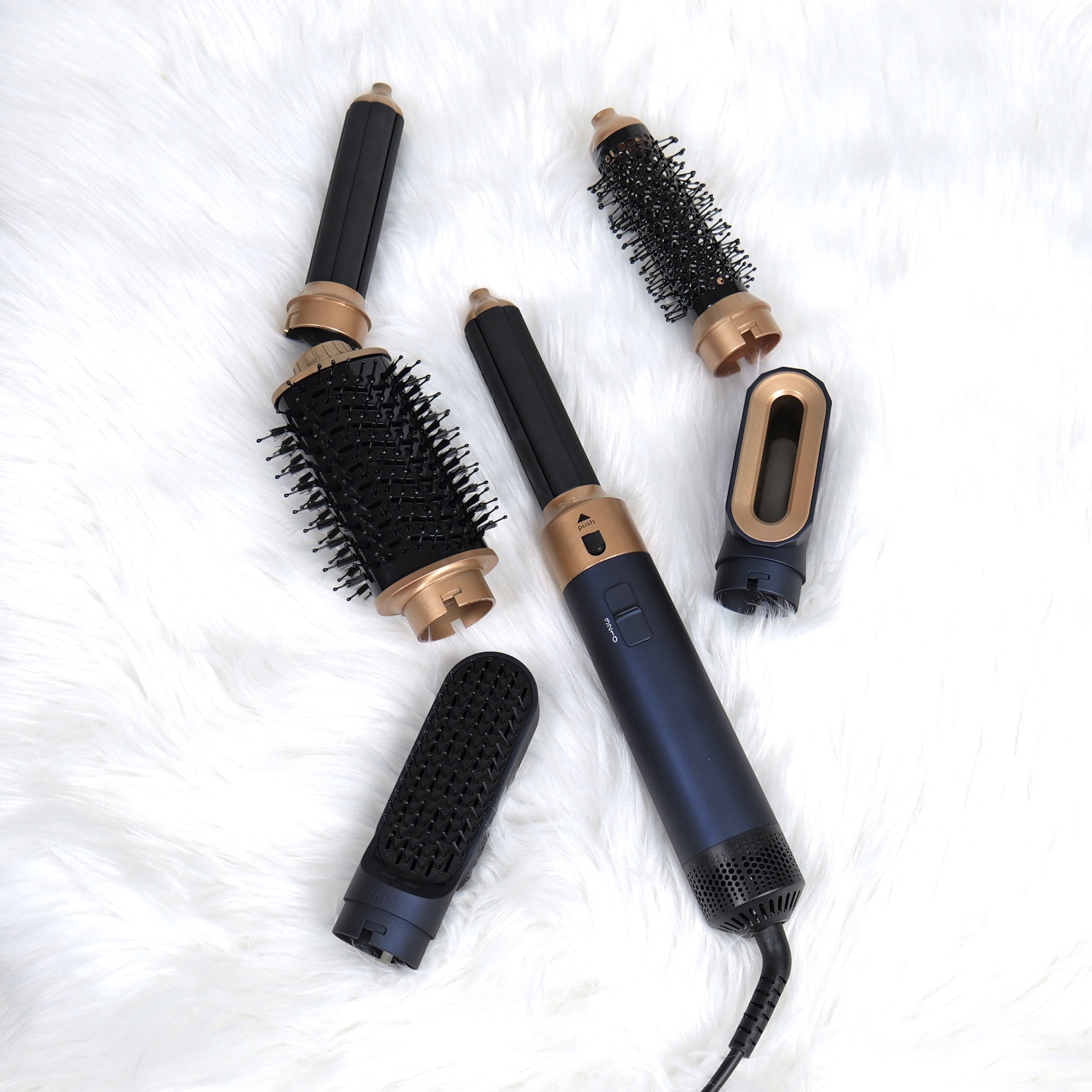 6 in 1 Multi Hair Styler Hot Air Curling Iron Coanda Styler 110V 1000W Multifunctional Hair Styling Tool 6 in 1 Multi Styler