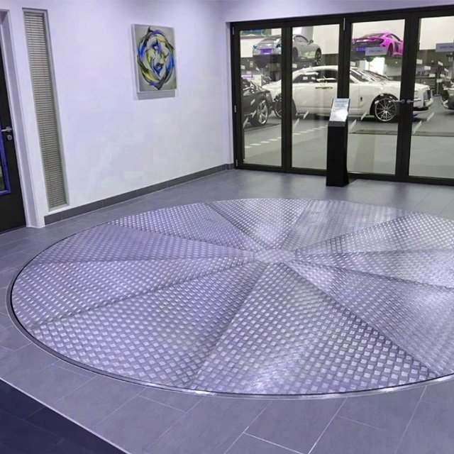 360 Degree Revolve Electric/Manual Car Turn Table for Residential and Car Show Use