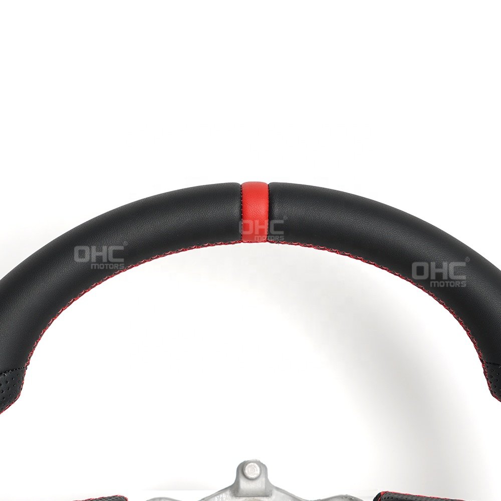 Custom Leather Racing Steering Wheel for 2018 2021 jeep wrangler Accessories jeep Gladiator Steering Wheel jeep jl Jt Jk