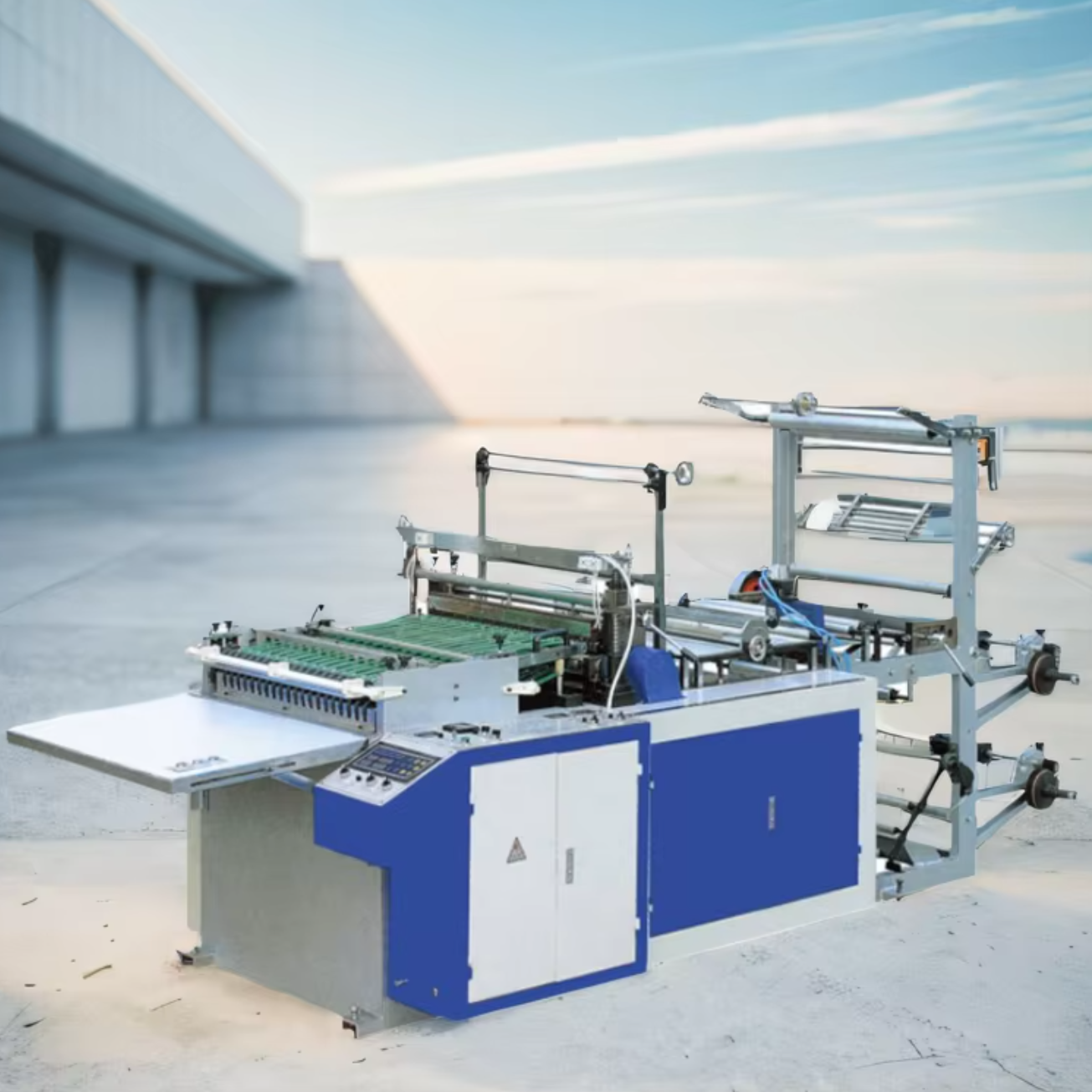 Tianyue China Taiwan Biodegradable Shopping PP PE Plastic Bag Making Machine Fully Automatic Plastic T-Shirt Bag Making Machine
