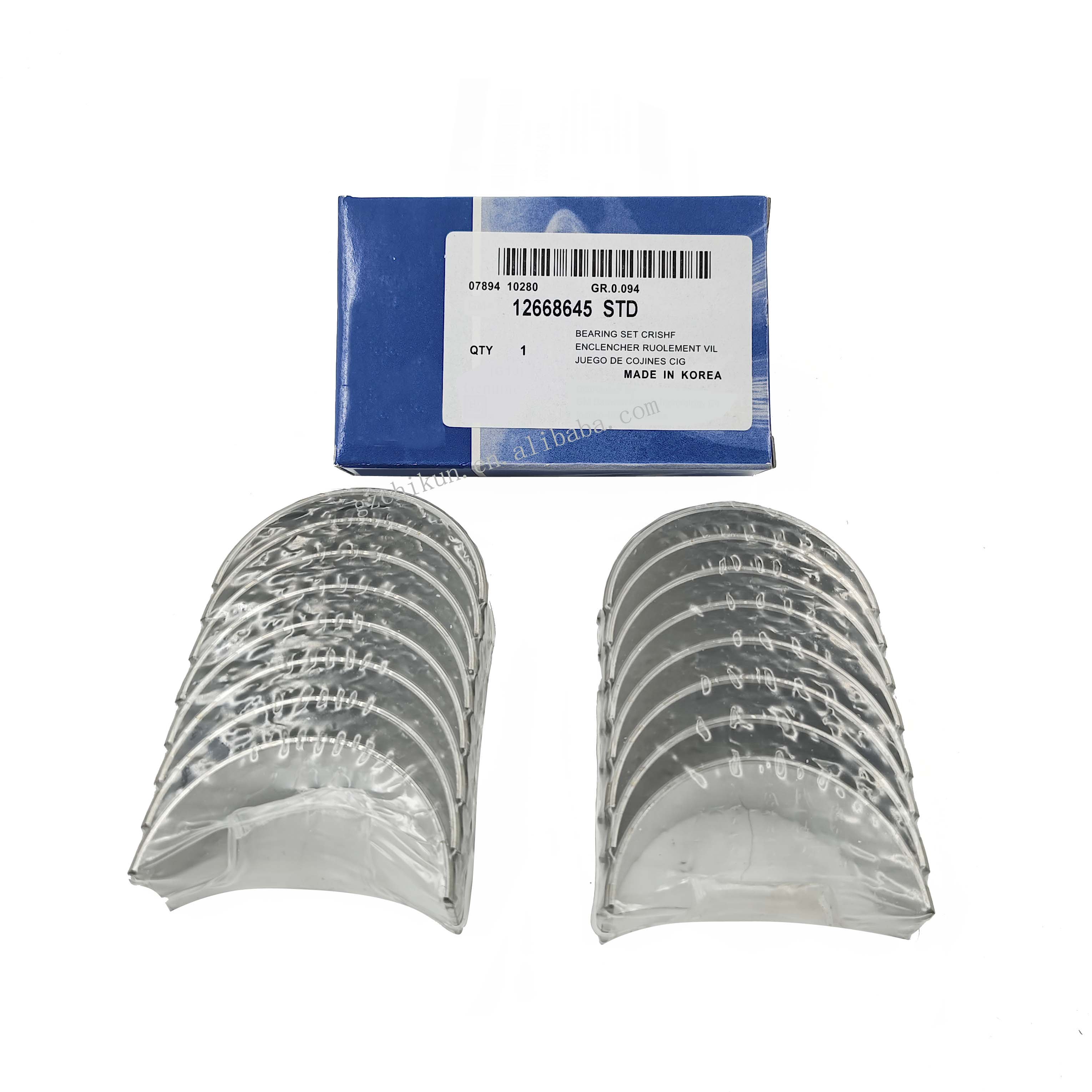 12668645 Standard Size Connecting Rod Bearing Set Auto Parts 12657438 Engine Connecting Rod Bearing for Chevrolet Malibu