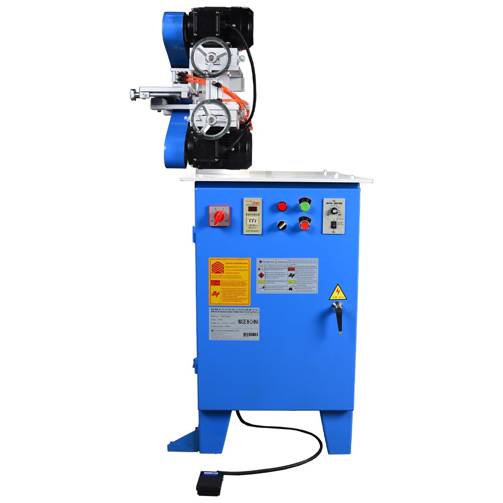 Auto Bandsaw Blade Dual Side Clean Grinder Weld Seam Polishing Machine