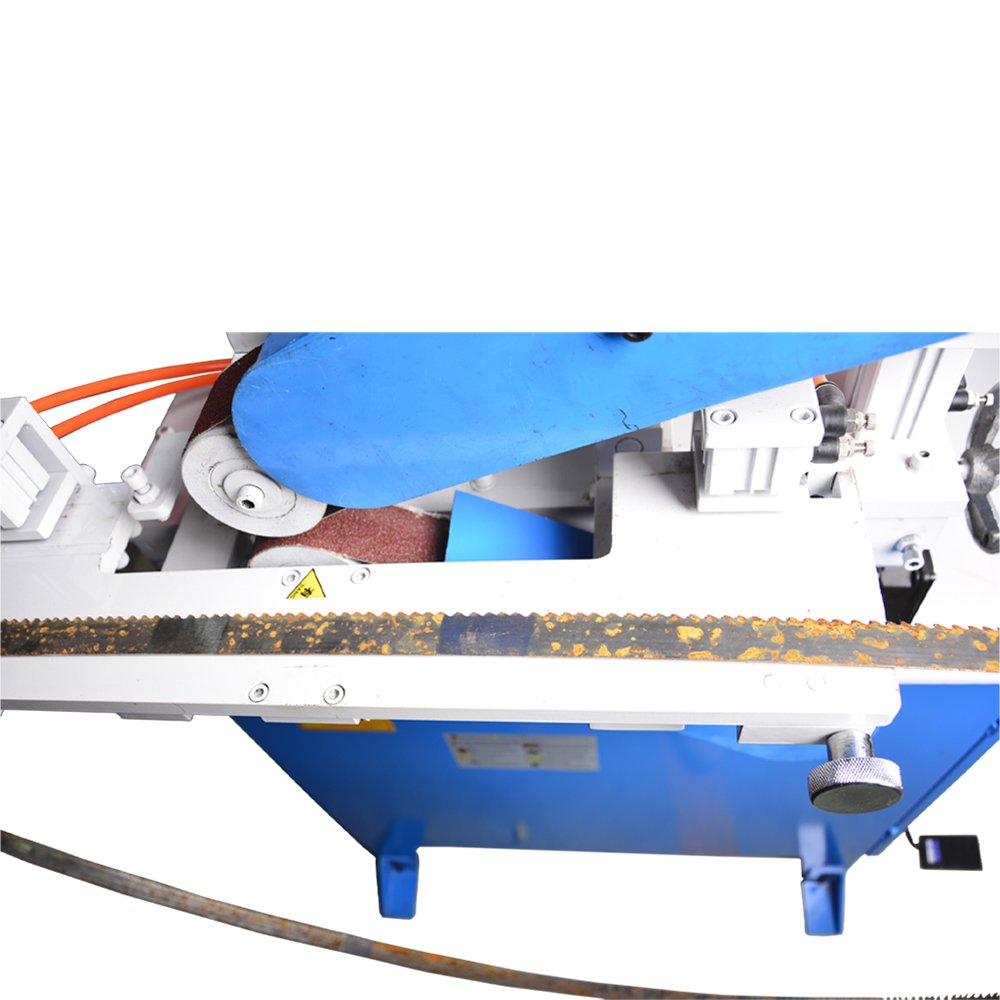Auto Bandsaw Blade Dual Side Clean Grinder Weld Seam Polishing Machine