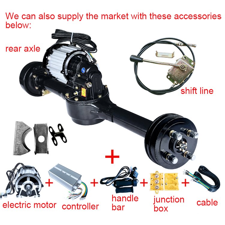 60V 2500W 3200RPM Most Powerful Big Torque 3 Wheel Auto Rickshaw Motor