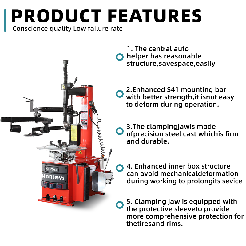 2025 Automatic Tyre Fitting Machine New 13"-24" Tire Changer Efficient Tyre Changing Fast