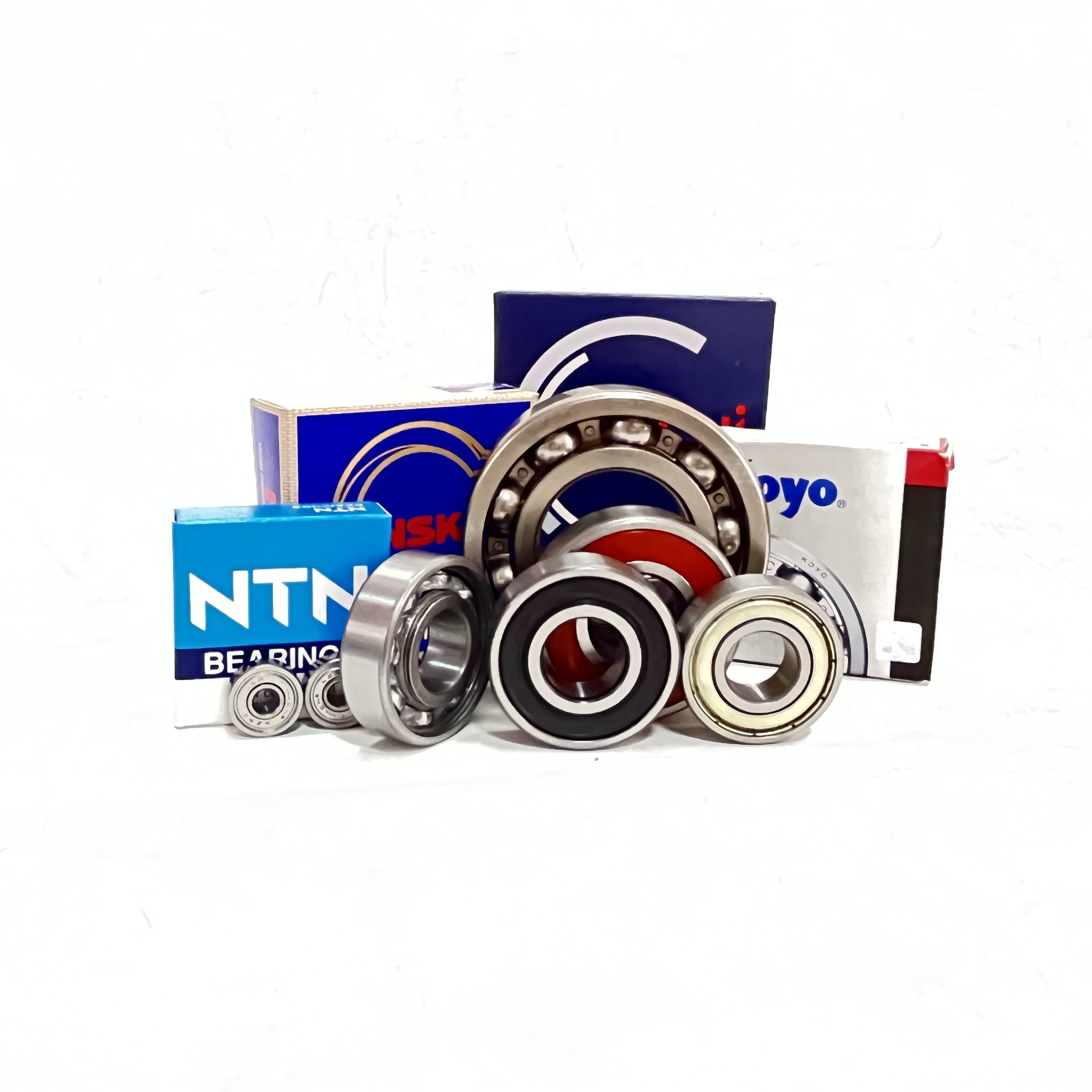 Original 6204 6205 6206 6207 6208 6209 6210 Auto Bearing Supplier Nylon Cage Singledouble Row Deep Groove Ball Bearing Steel