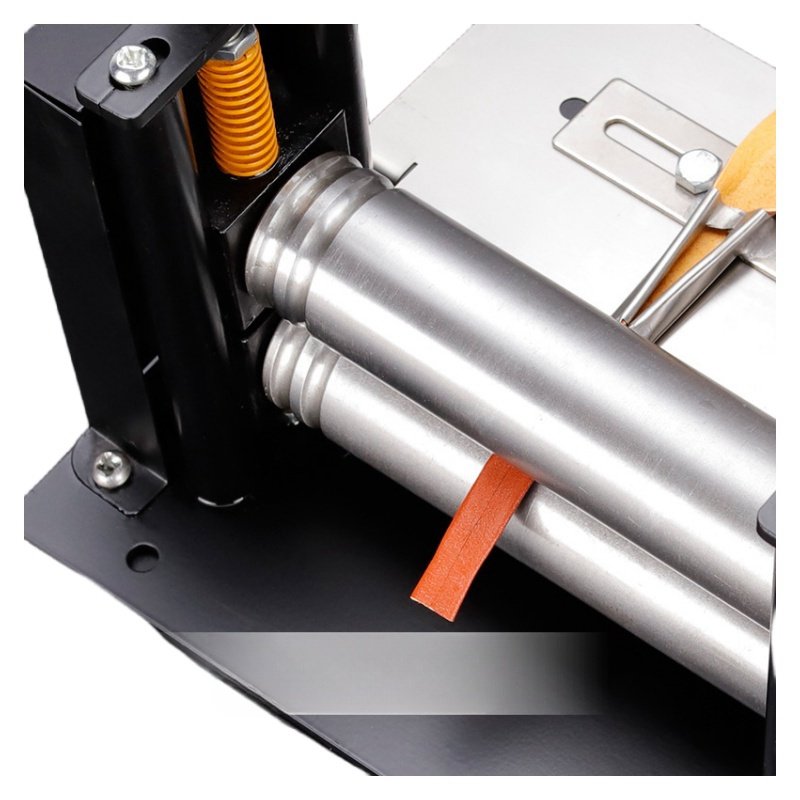 Watchbands Bag Straps Leather Tapes Widely Use Semi-Auto Leather Skiving Folding Suitable Leather Insole Edge Folding Machine