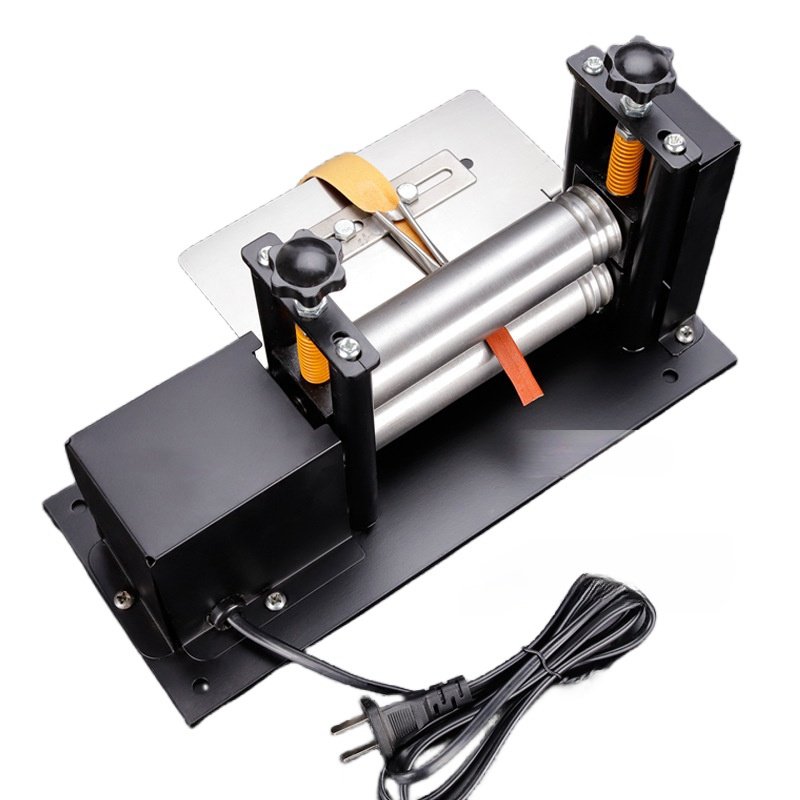Watchbands Bag Straps Leather Tapes Widely Use Semi-Auto Leather Skiving Folding Suitable Leather Insole Edge Folding Machine