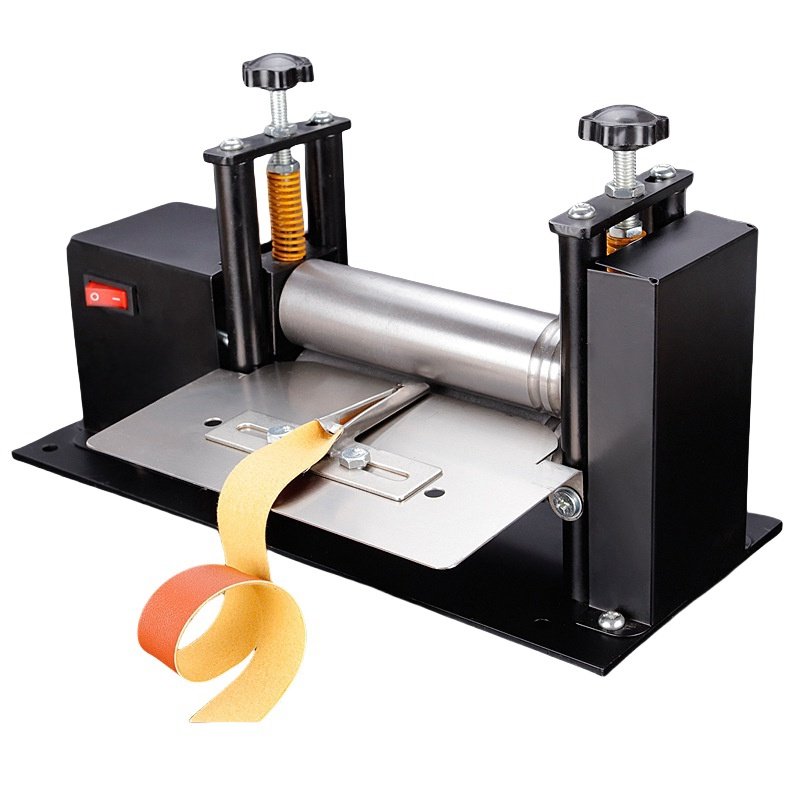 Watchbands Bag Straps Leather Tapes Widely Use Semi-Auto Leather Skiving Folding Suitable Leather Insole Edge Folding Machine