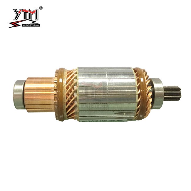 24V 4.5KW Armature Motor Auto Electric Stator Power Tools Tractor Starter Rotor for 6D14