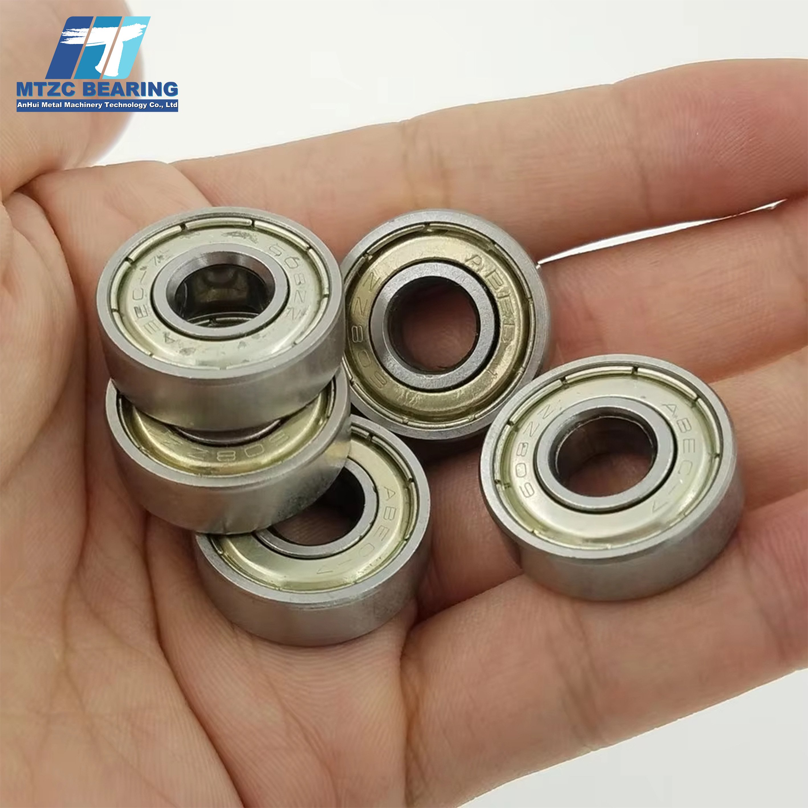 MTZC Factory Supplier Deep Groove Ball Bearing Roller 608z Rolamento 608zz 2rs 608-2rs Bearing 608 Zz C3