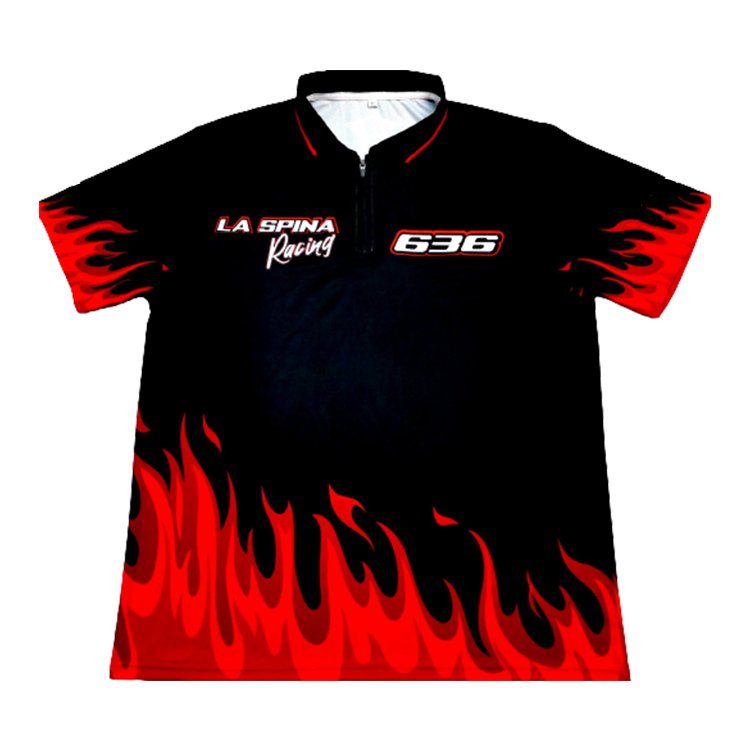 Wholesale Pit Crew Shirt Racing Shirt Customized Design Low Moq Sublimated Racing Polo Shirts