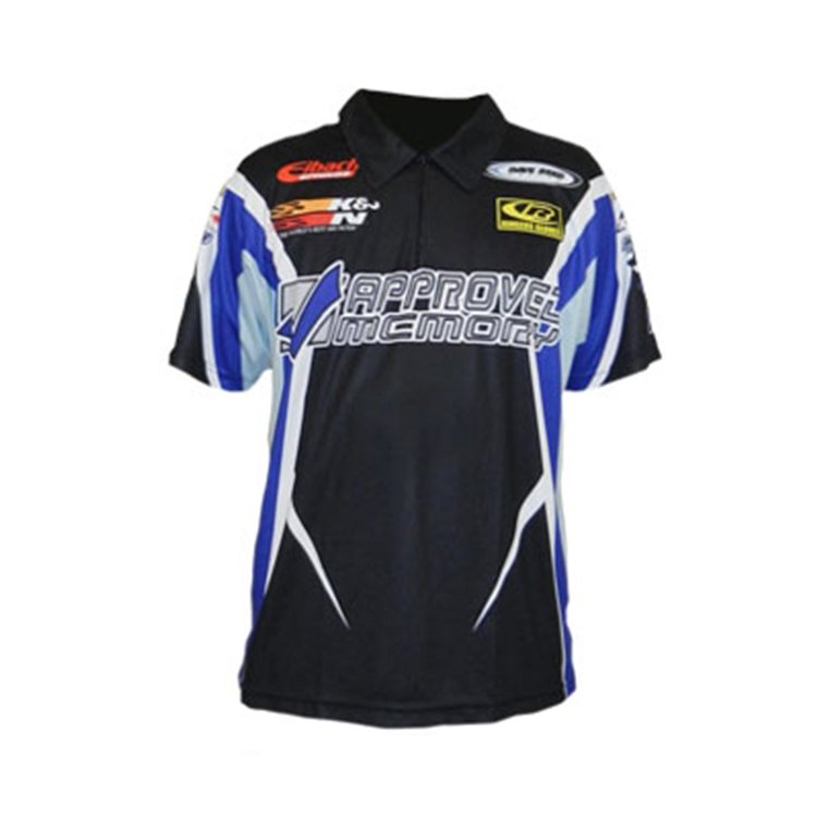 Wholesale Pit Crew Shirt Racing Shirt Customized Design Low Moq Sublimated Racing Polo Shirts