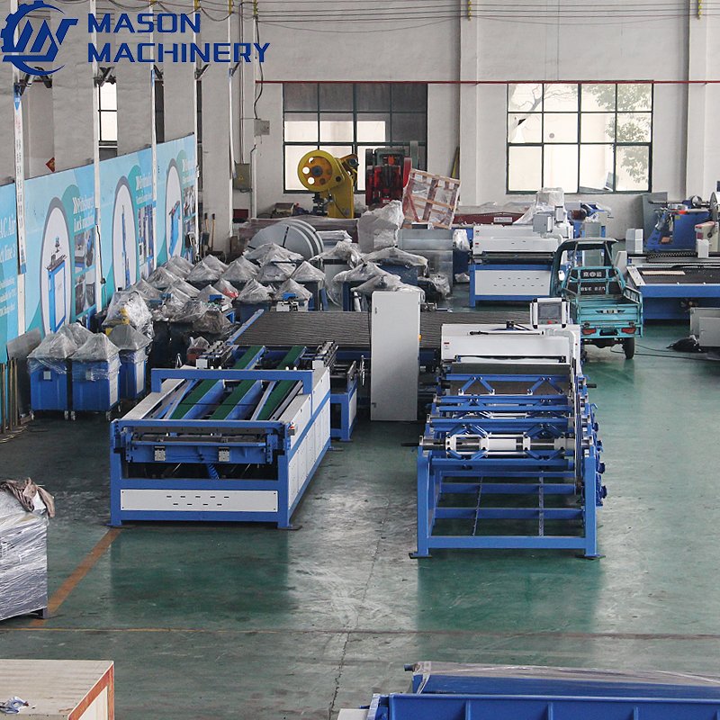 HVAC duct prducing equipment line 5 U Shape Auto Duct Line 5 Air Duct Forming Machine
