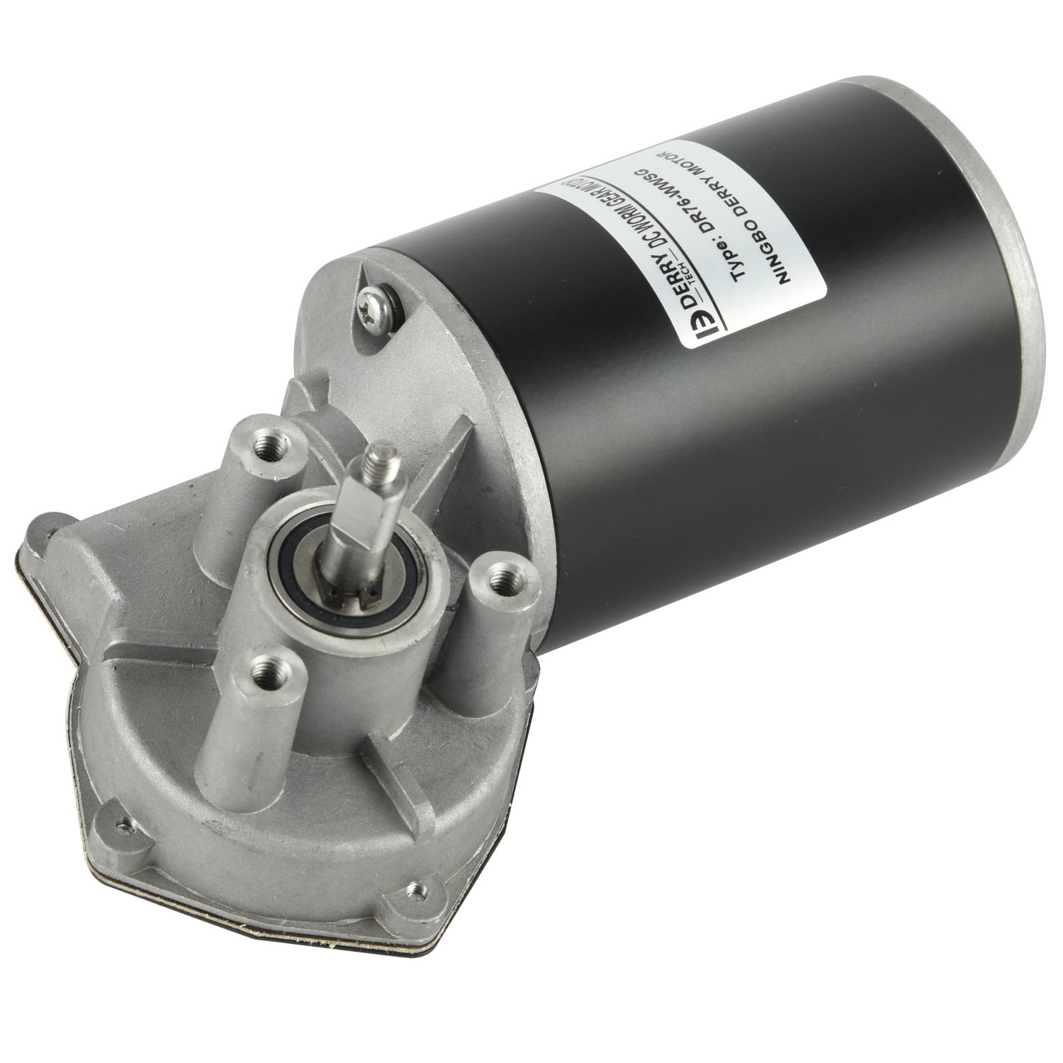 76mm 90 Degree Right Angle 24V 12V DC High Torque Worm Gear Motor for Garage Door Poener