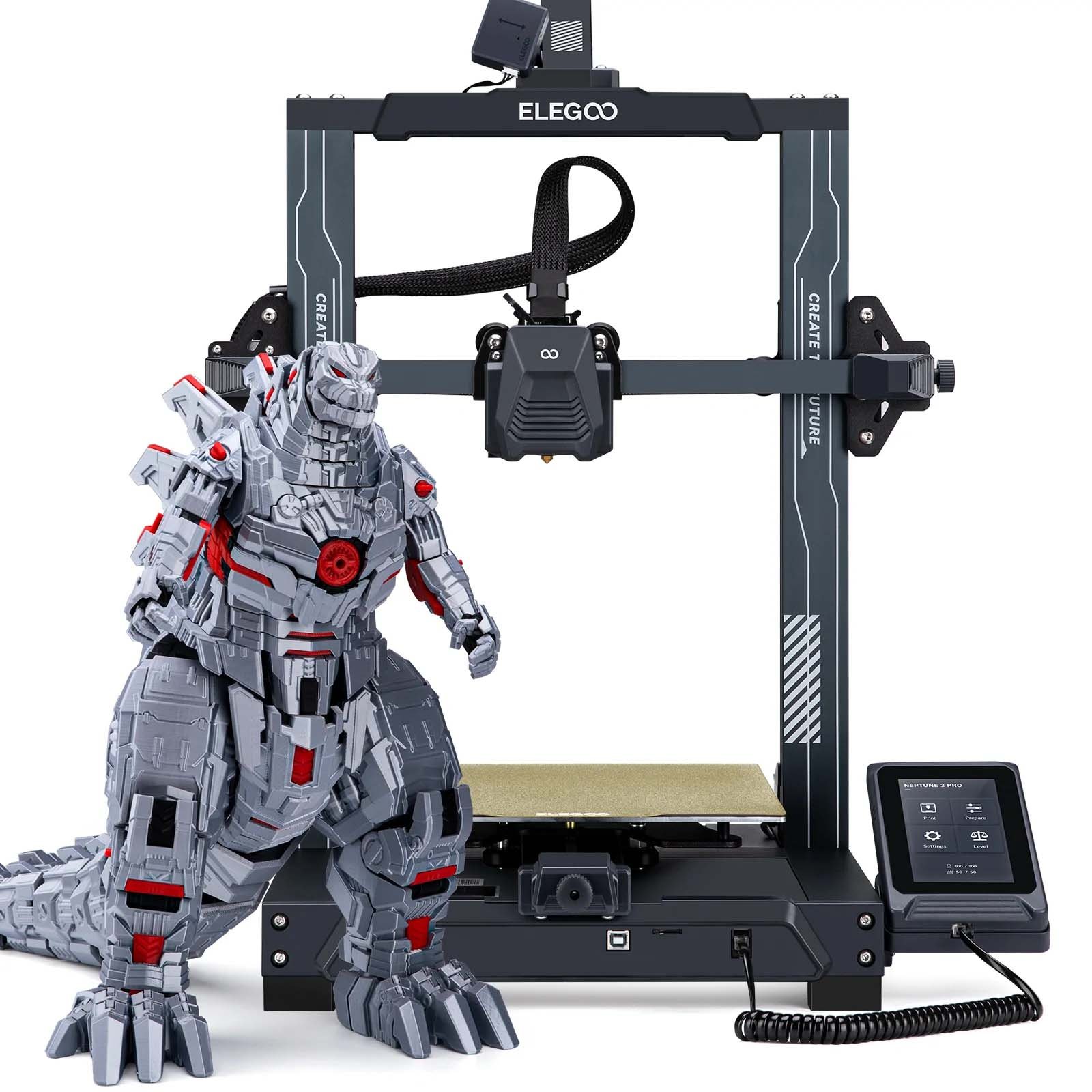Elegoo Neptune 3 Pro 3d Printer with Quiet & Safe Printing