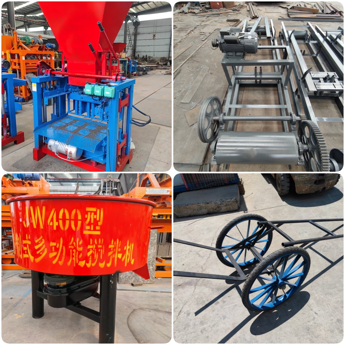 Semi Automatic Cement Block Production Line for Making All Types of Hollow Blocks Paving Interlock Blocks