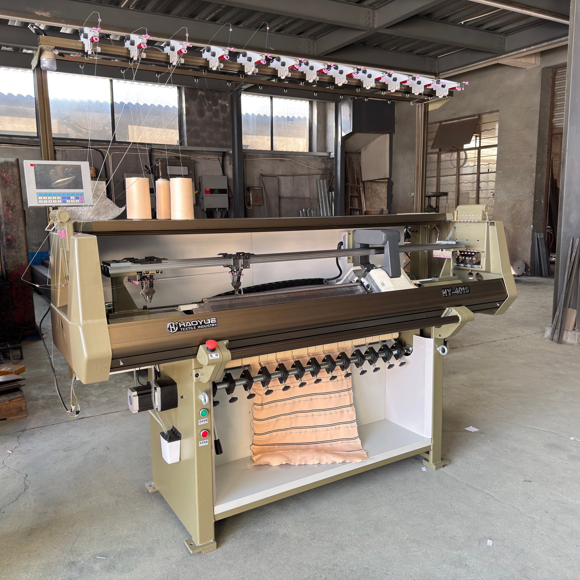 Fully Auto Semi Automatic Flat Knitting Machine Collar Knitting Machines