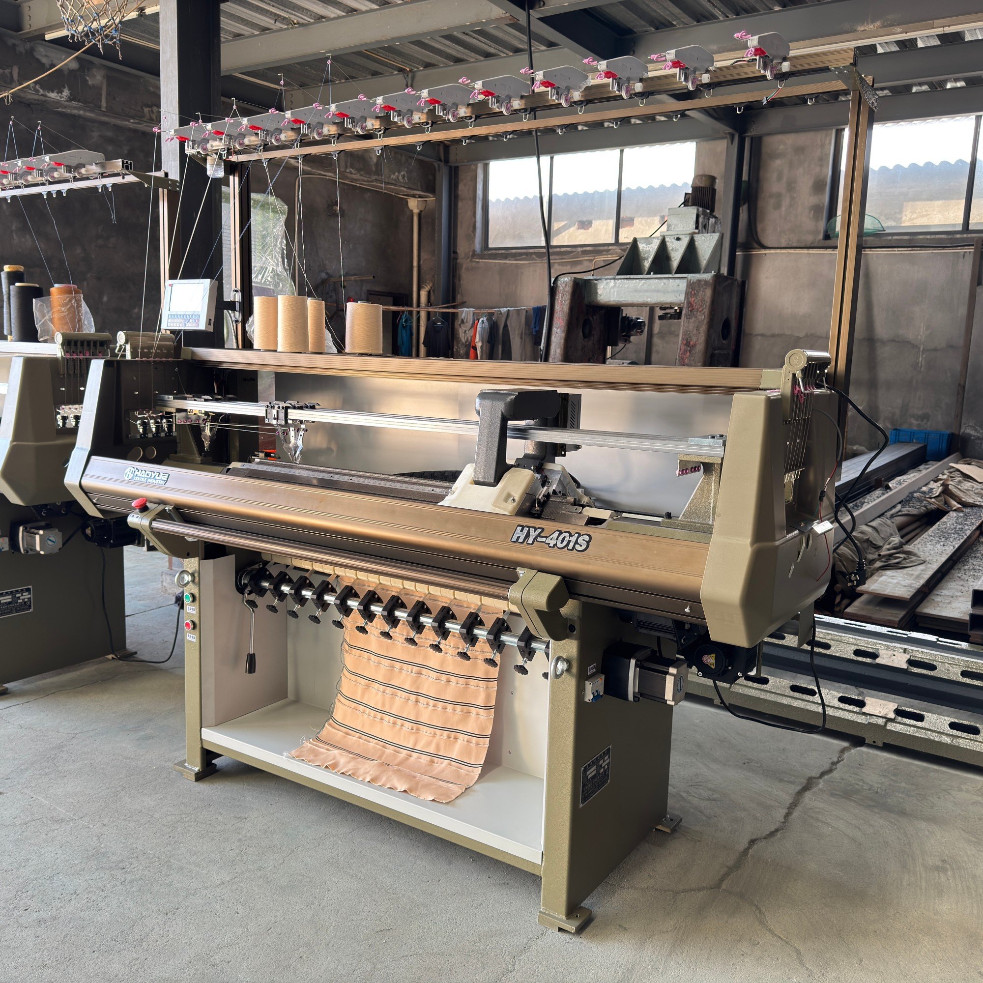 Fully Auto Semi Automatic Flat Knitting Machine Collar Knitting Machines
