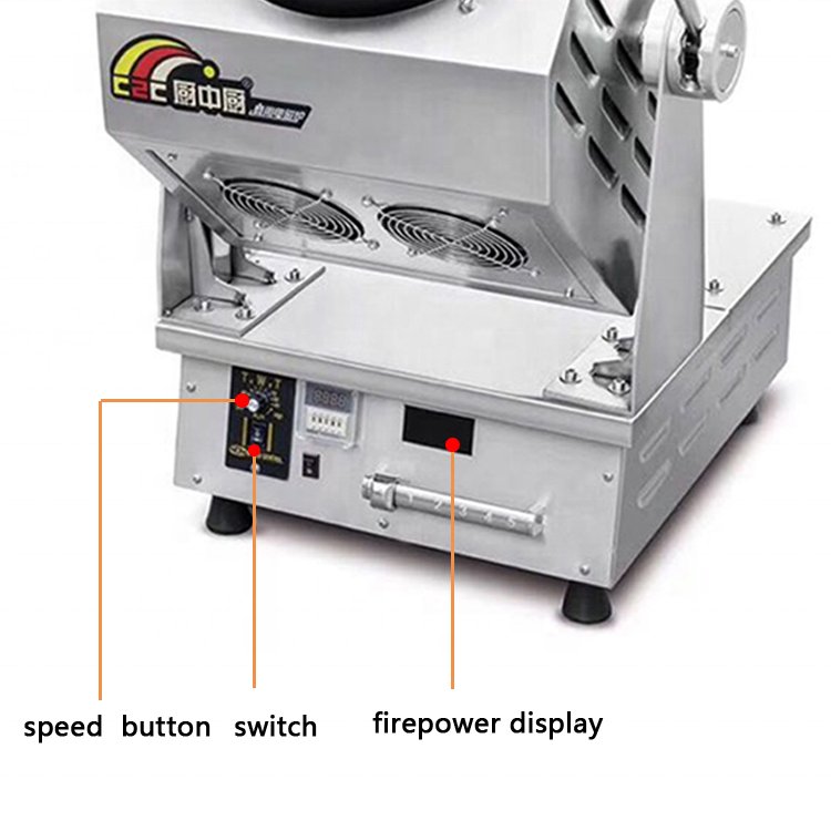 Fried Rice Machine Restaurant Rotating Smart Robot Cooker Wok Chef Automatic Cooking Machine Intelligent Cooking Robot for Hotel