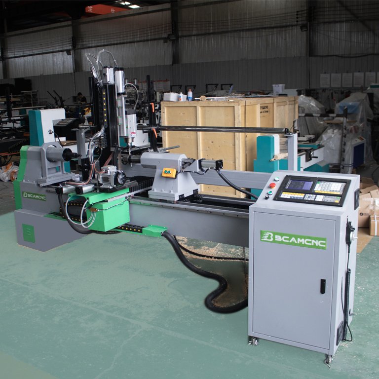 CNC Wood Lathe Cnc Lathe Wood Lathe Machine Wood Turning Lathe for Stair Handrails, Table Legs, Stool Legs