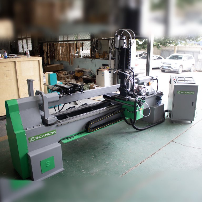 CNC Wood Lathe Cnc Lathe Wood Lathe Machine Wood Turning Lathe for Stair Handrails, Table Legs, Stool Legs