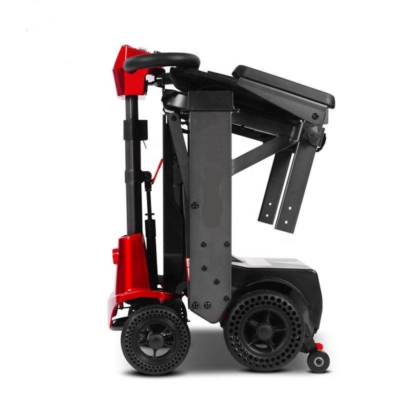 Wireless Remote Control With APP 4 Wheels Intelligent Folding Seat Electric Mobility Scooter
