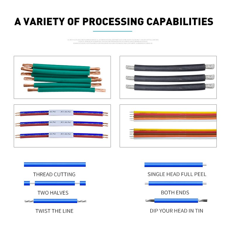 Fully Automatic Cable Manufacturing Equipment Stepper Motor Wire Double Tinning Cutting and Stripping Machine