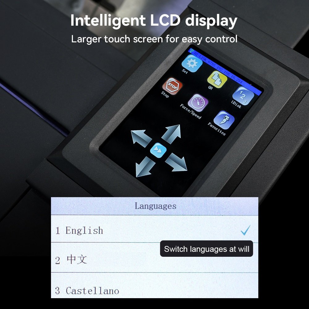ZD350 Ultra Auto Contour High Precision Sheet Cutter Small Size Desktop Label Sticker Cutting Machine with CCD Camera