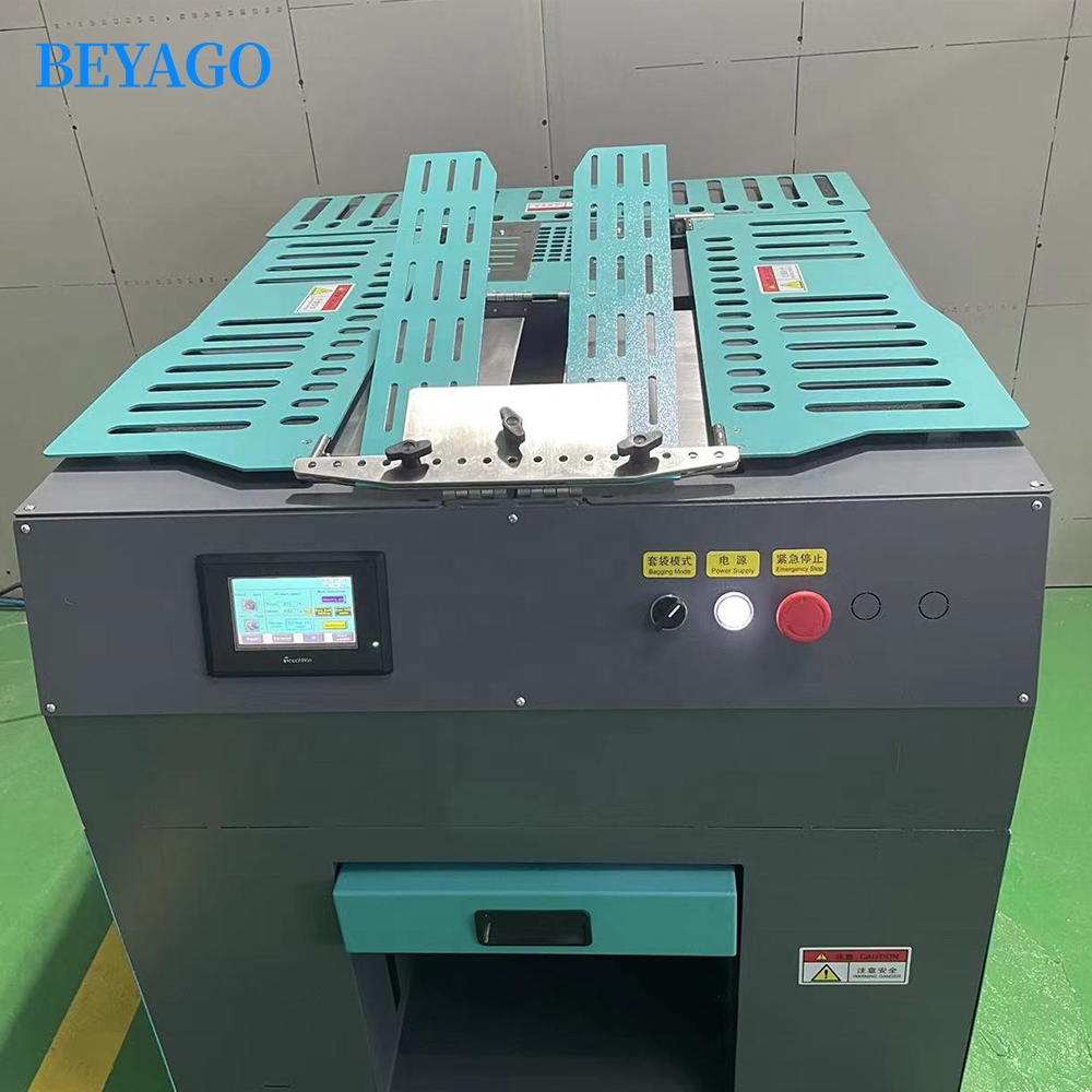 Laundry Folder & Automatic T-shirt Skirt Pants Poloshirt Apparel Clothes Folding Bagging Machine