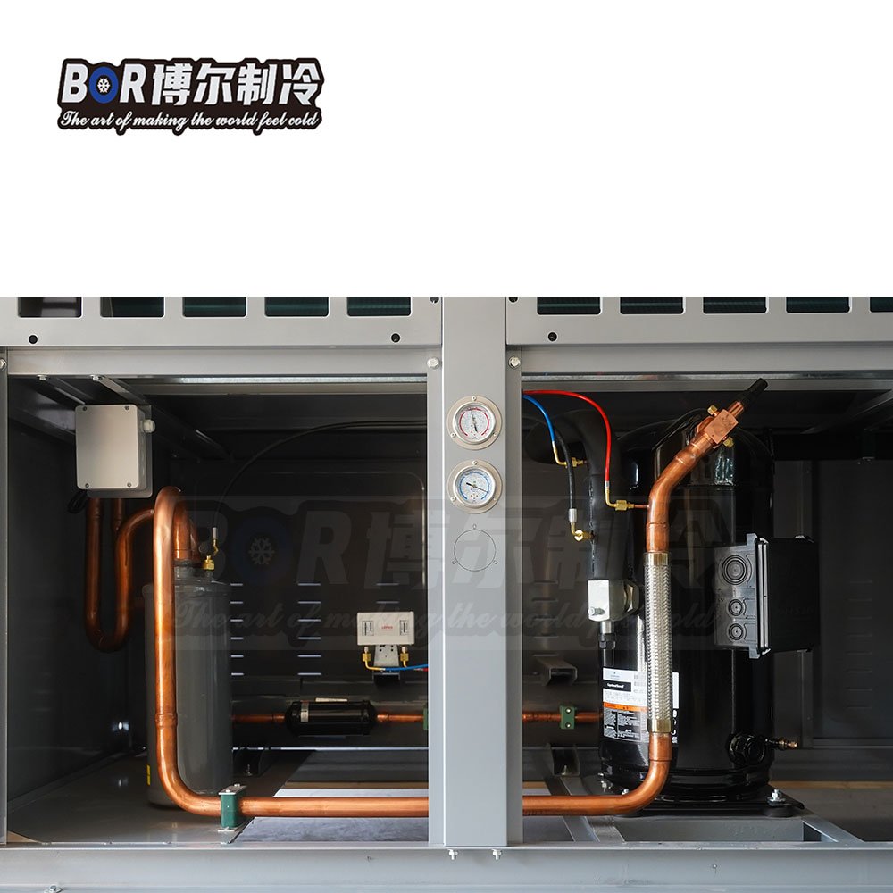 Custom Copeland 380V Industrial-Grade Cold Storage Unit New Condition Automatic V-Type Air Outlet Featuring Core Motor