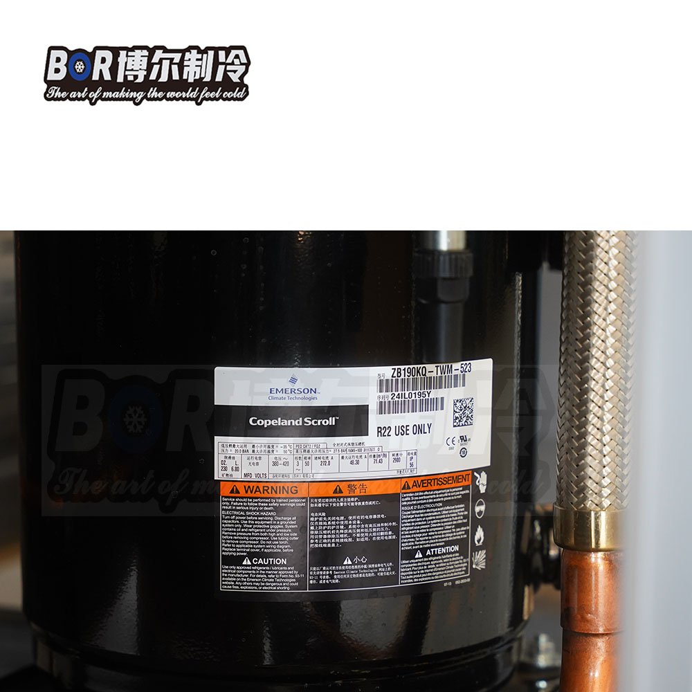 Custom Copeland 380V Industrial-Grade Cold Storage Unit New Condition Automatic V-Type Air Outlet Featuring Core Motor