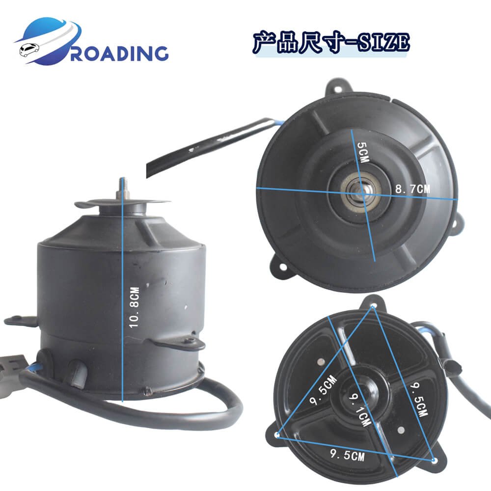 Radiator Cooling Fan Motor for Toyota Exsior Tercel Hiace Corolle Daihatsu G200 NYF1024 16363-11080 262400-7723 16363-74030