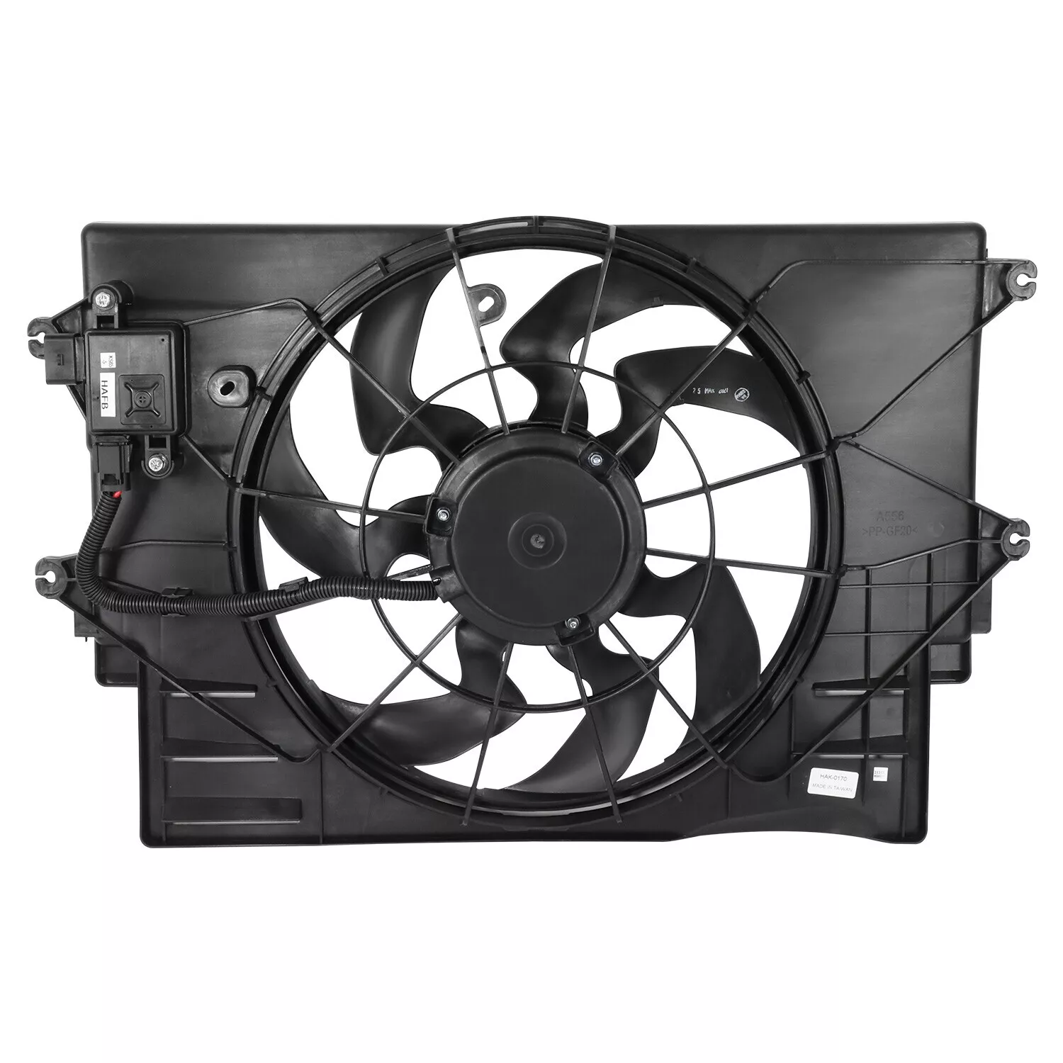 OE Factory Wholesale Lightweight Radiator Cooling Fan Assembly for Hyundai Kona 1.6L 2018 2019 2020 2021 2022 2023