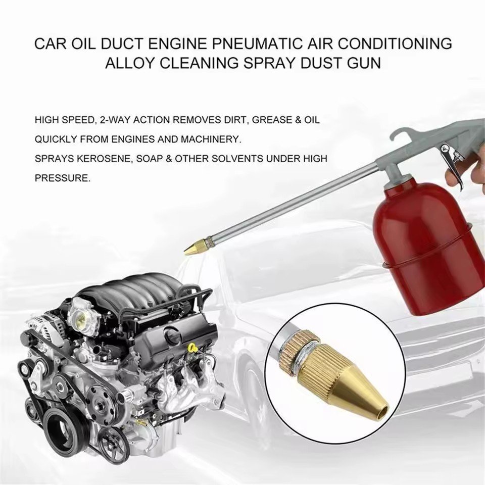 Car Auto Engine Cleaning Guns Solvent Air Sprayer Degreaser Siphon Tools Gray for Motor Care Car Tools Accessories