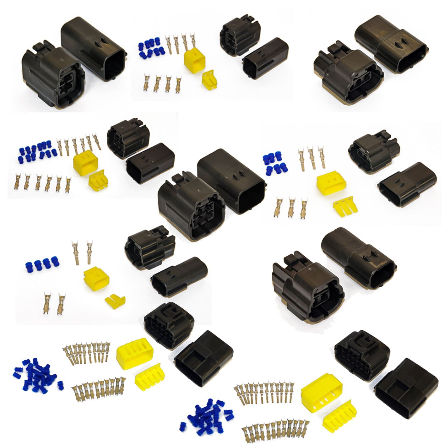 4 Pin 7222-6244-40 7123-6244-40 Waterproof Auto Electrical Connector Throttle Motor Socket Plug