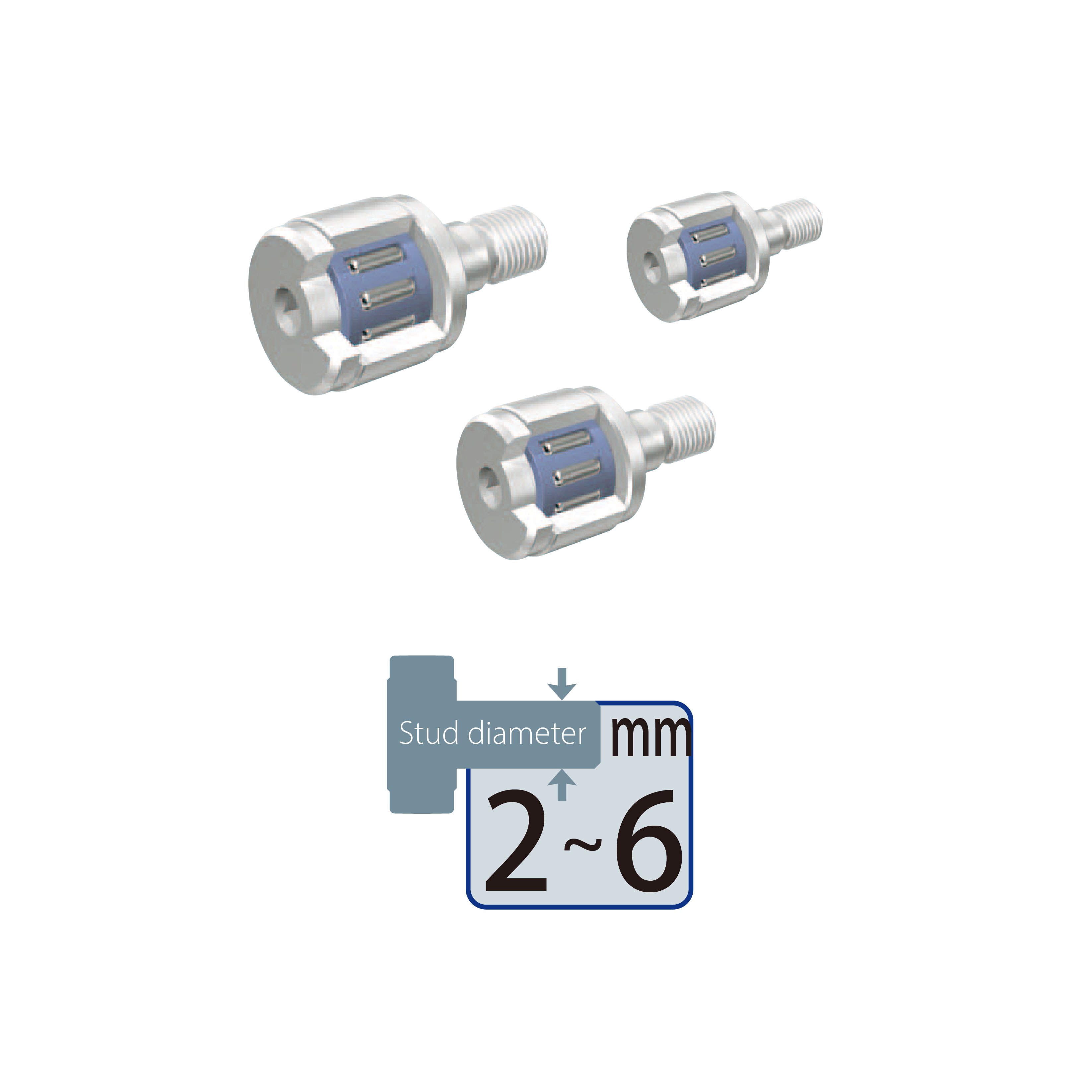 IKO High Speed Cam Follower and Track Roller Bearing Miniature Cam Follower CFS6 CFS6FV
