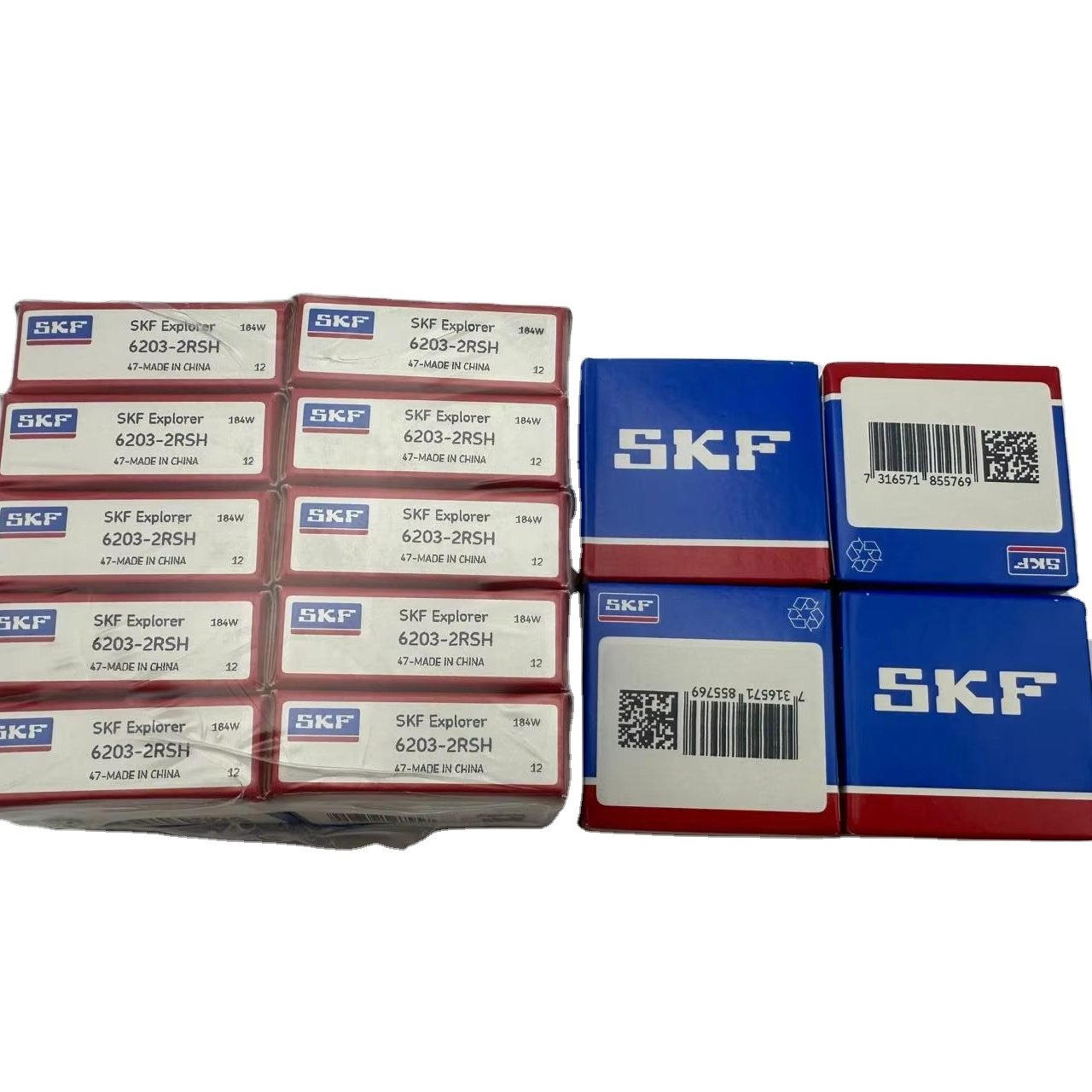 SKF NSK Auto Bearing Supplier 62 Series 6203 6203-2RSH Original High Quality Long Life Deep groove Ball Bearing SKF Ball Bearing